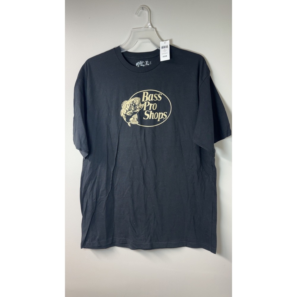 NWT Black Bass Pro Shops Fish Graphic T-Shirt | Size XL